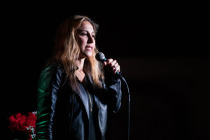 Valentines 2019 - Lindsay on stage