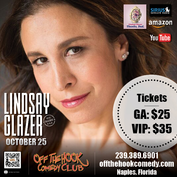 Comedian Lindsay Glazer Live In Naples, Florida!